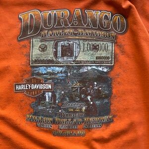 Harley-Davidson Durango Colorado Graphic Long Sleeve T-Shirt Size 3XL